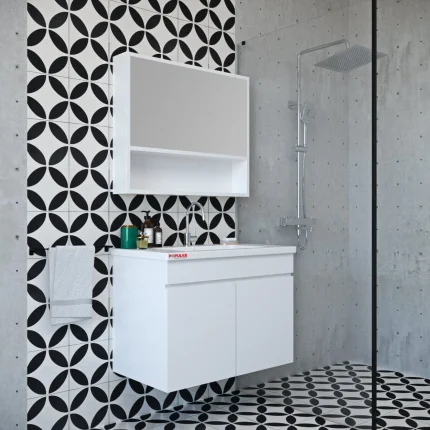 Article Number E003 - Modern Collection Bathroom Vanity