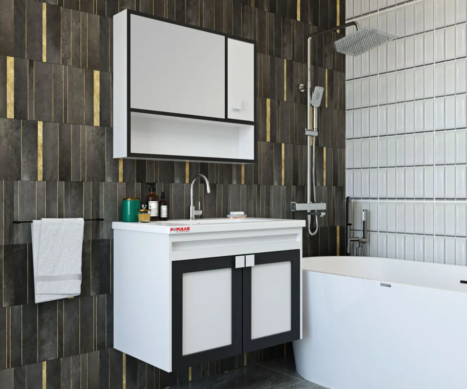 Article Number E009 - Modern Collection Bathroom Vanity