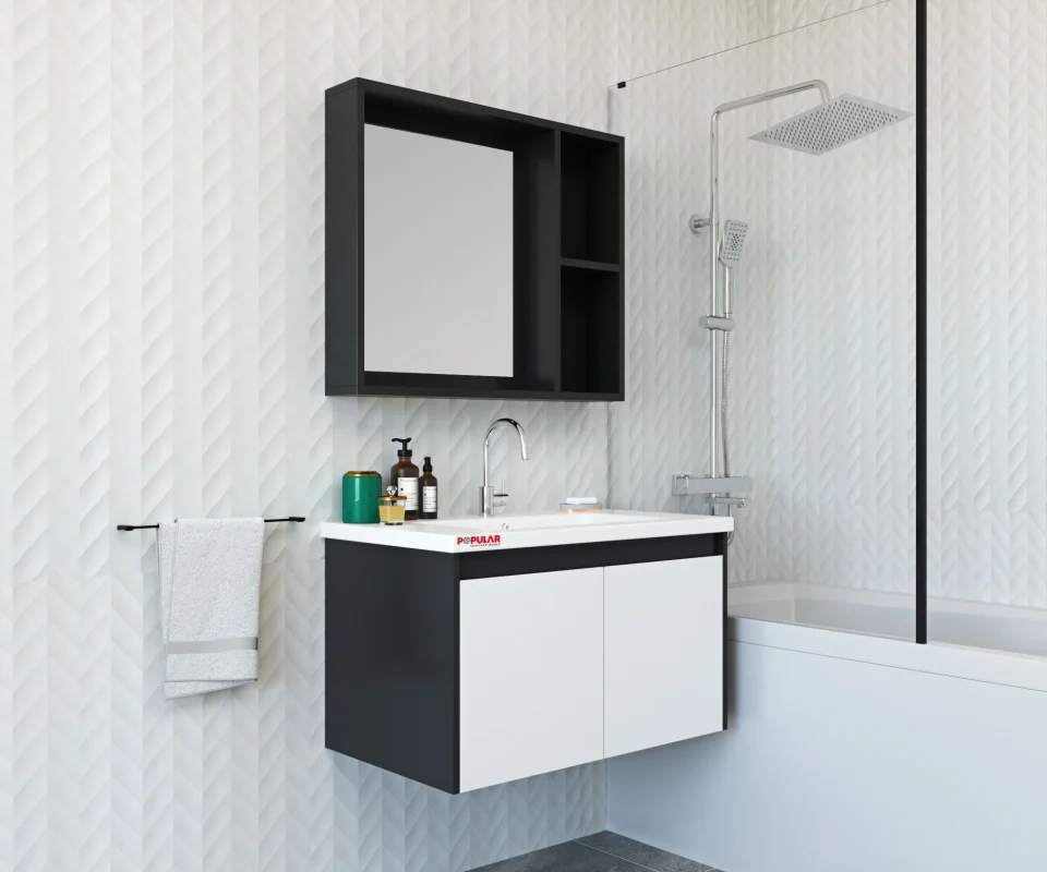 Article Number E011 - Modern Collection Bathroom Vanity