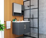 Article Number E017 - Modern Collection Bathroom Vanity