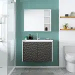 Article Number E019 - Modern Collection Bathroom Vanity