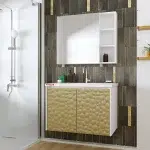 Article Number E020 - Modern Collection Bathroom Vanity