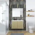 Article Number E020 - Modern Collection Bathroom Vanity